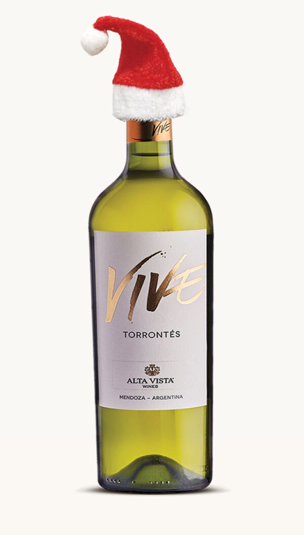 Alta Vista Vive Torrontes 30% Discount with a Bottle Santa Hat!