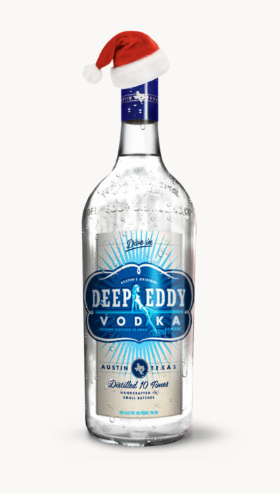 Deep Eddy Small Batch Save 25% Dressed in Santa's Hat!