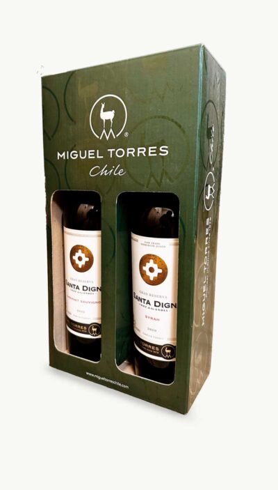 Chilean Offer 2 Santa Digna Red in a Gift Box Save 20%